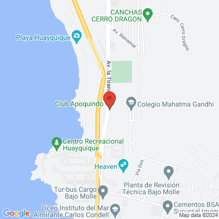 Club Apoquindo map