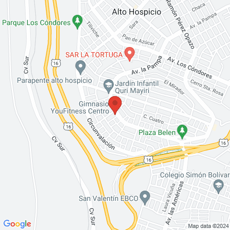 Gimnasio YouFitness Centro map