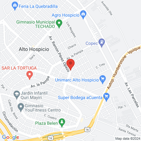 Centro Médico Alto Salud, Toma de Muestras y Exámenes Preocupacionales map