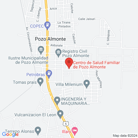 Centro de Salud Familiar de Pozo Almonte map