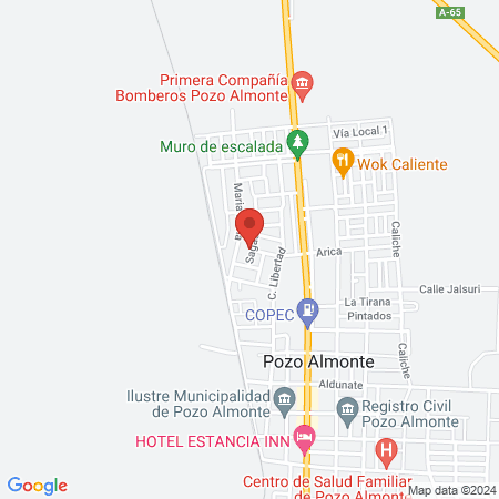 HOSPITAL VETERINARIO Uywa Qulliri, Pozo Almonte map