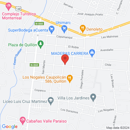 Mulli Salud Quillón map