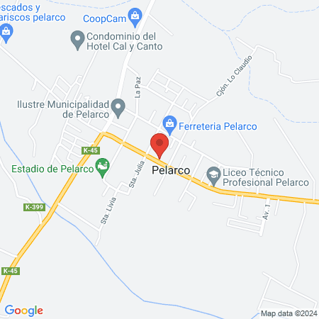 Veterinaria Pelarco map