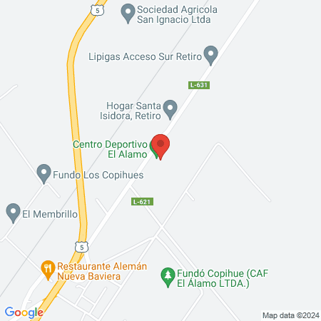 Centro Deportivo El Alamo map