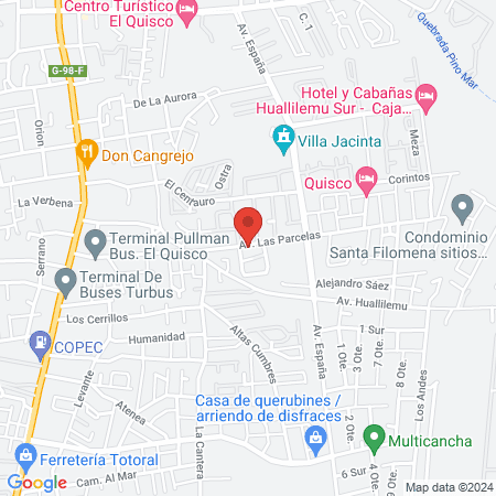 Gym Wellness Litoral map