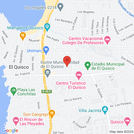 CASA PROGRAMAS SALUD EL QUISCO map
