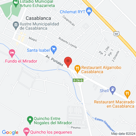 Clinica Dental Palermo Casablanca map