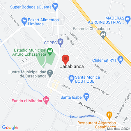Centro Veterinario Casablanca, Dra. Helen Prain map