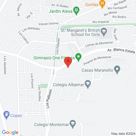 Clínica Pinares map