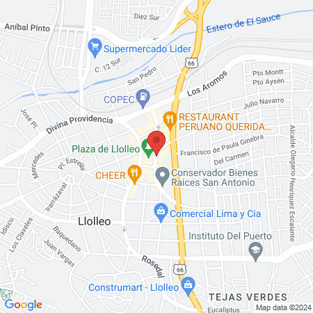 Juan Francisco Jara y Compañía map