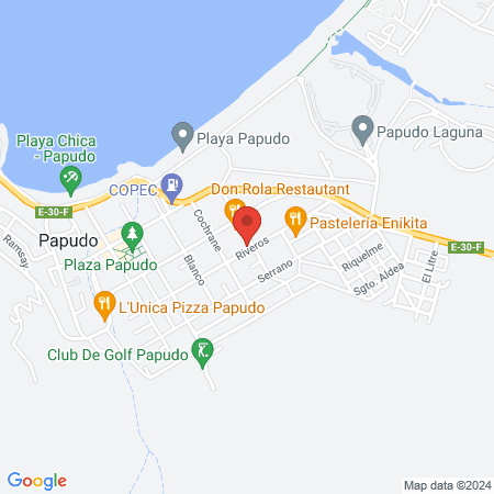Fitness Beach Papudo map
