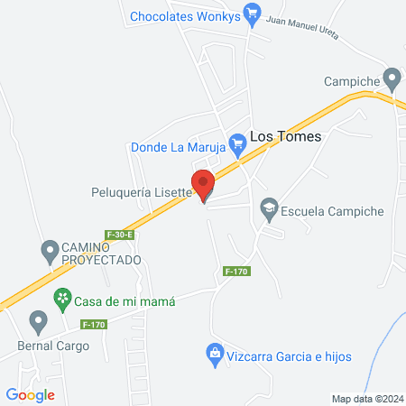 Peluquería Lisette map