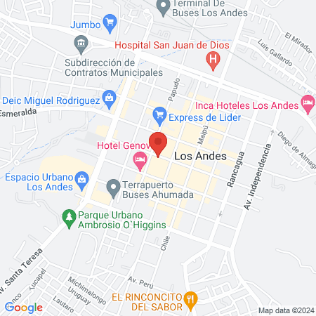 Centro Salud Mental Comunitaria Los Andes map