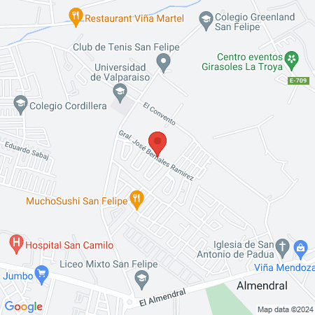 Entre cejas y pestañas map