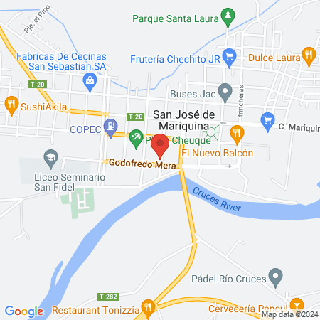 Barbería Blessed San Jose map