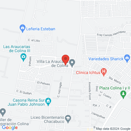 Clínica El Maitén map