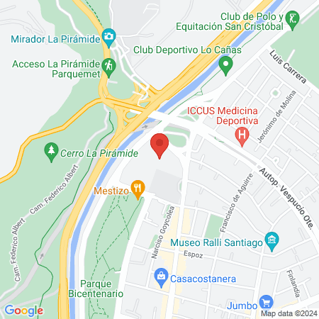 Estadio del Instituto Nacional map