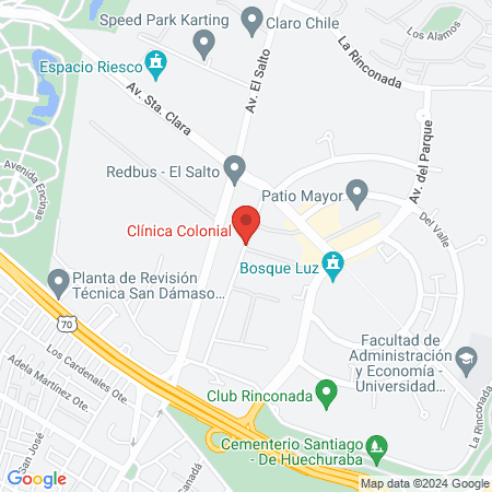 Clínica Colonial map