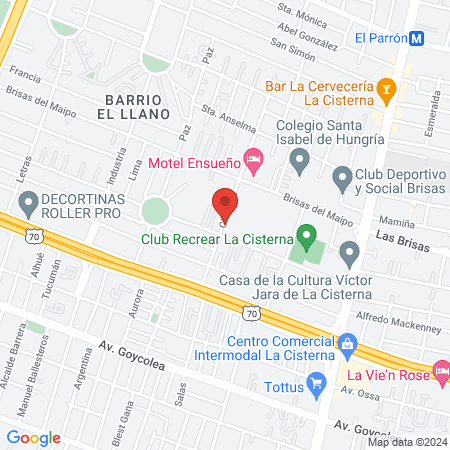 Policlínico Veterinario La Cisterna map