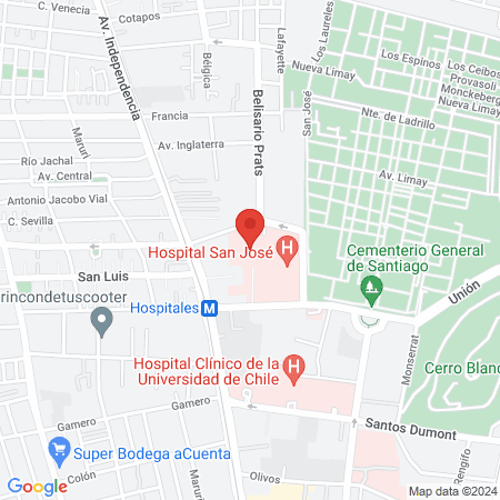 Dr Children's Hospital Roberto del Río map