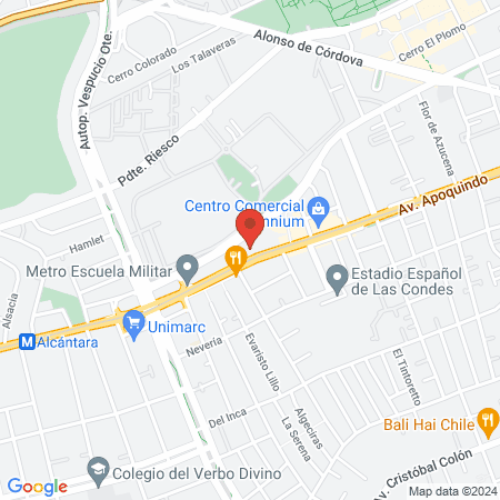 RedSalud Apoquindo map