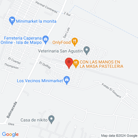 Salon de belleza Roxana map