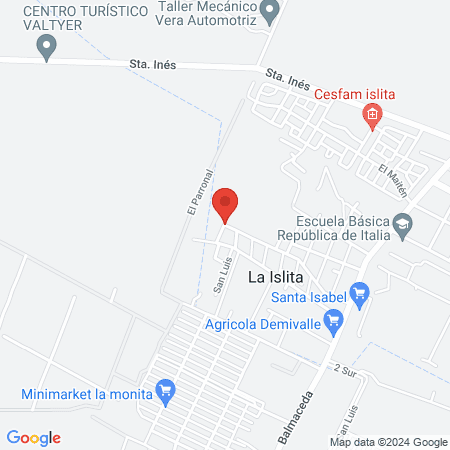 Soc Medica Zabala Y Moreira Limitada map