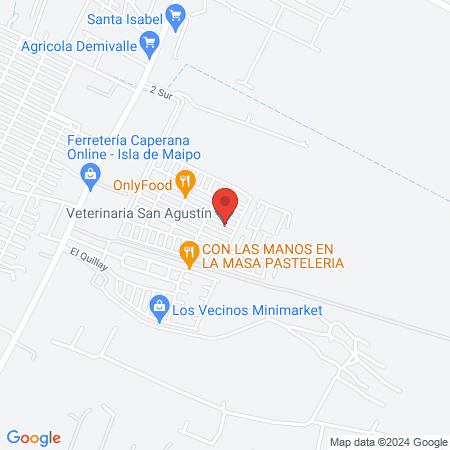 Veterinaria San Agustín map