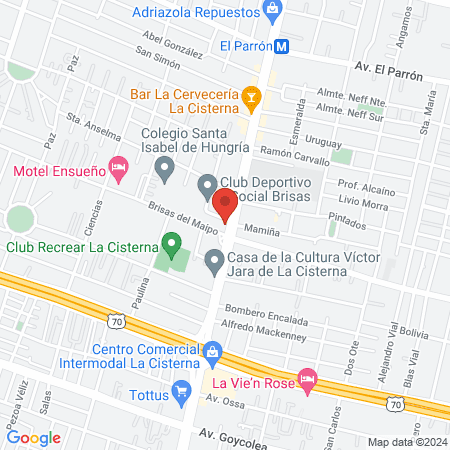 Dental Clinic Ebenecer - La Cisterna map