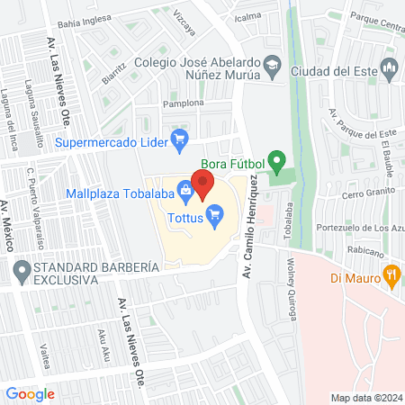 IntegraMédica Tobalaba map