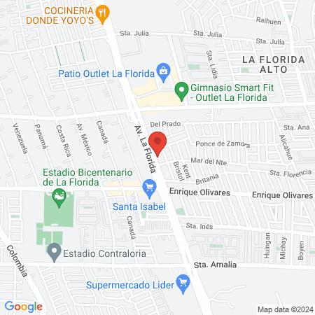 Hospital Veterinario Alto la Florida map