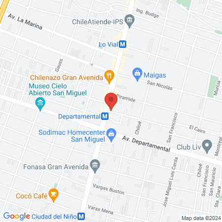 Barberia Navajas & barbas map