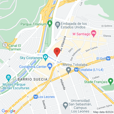 Sportlife Vitacura map