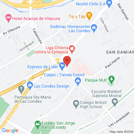 Clínica Exss | Las Condes map