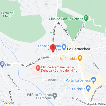 Clínica Los Abedules map