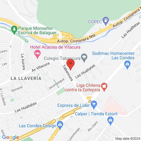 Vacunatorio Alto Tabancura map