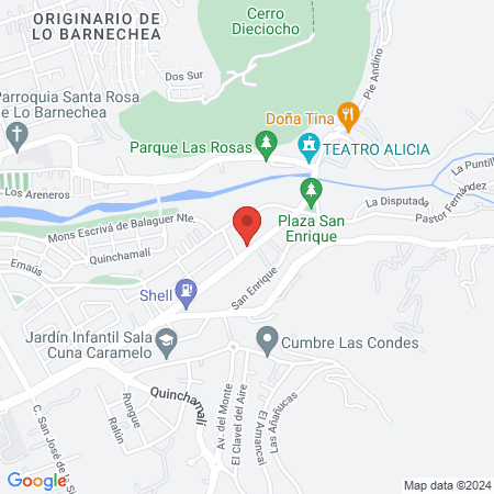 Clinica Veterinaria Plaza San Enrique Limitada map