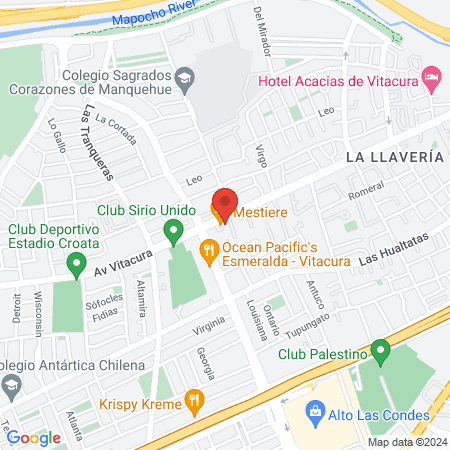 Pet Happy Casa Vitacura map