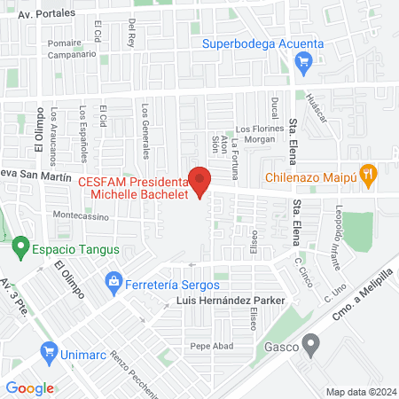 CESFAM Presidenta Michelle Bachelet map