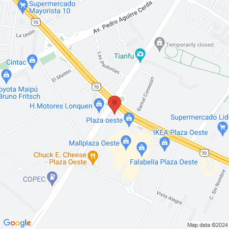 IntegraMédica Plaza Oeste map