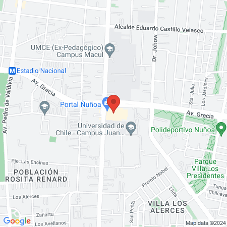 Clínica Belenus | Ñuñoa | Depilación Láser map