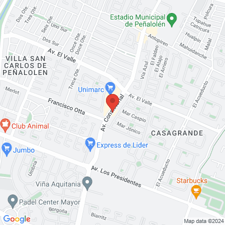 Peluquería Peñalolen BJ map