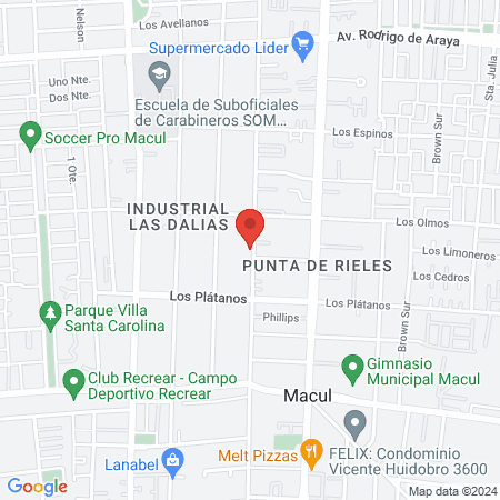 ATES FITNESS MACUL map