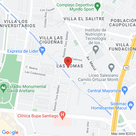 Felix de Amesti Cesfam Office map