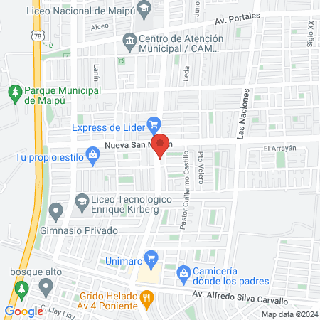 Salon Actitud tu salon maipu map