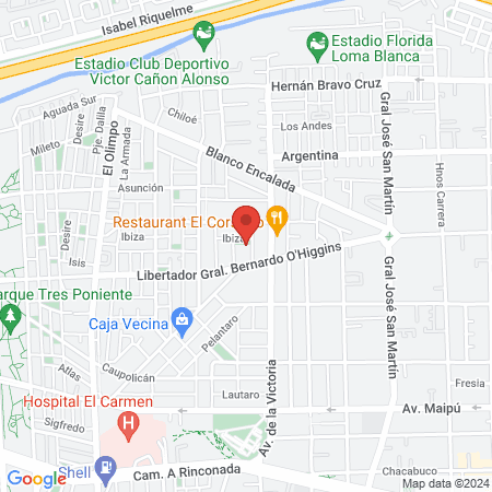 Espacio Relax y Bienestar Josefina Díaz map