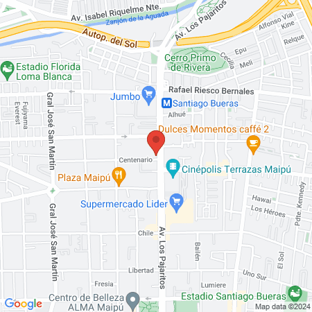 Clinica dental Maipú Dent map
