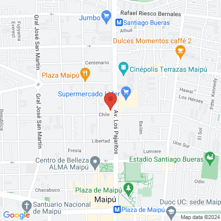 Isapre Consalud map