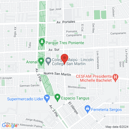 Veterinaria Guau & Miau map