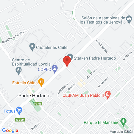 CENTRO MÉDICO Y DENTAL PADRE HURTADO map
